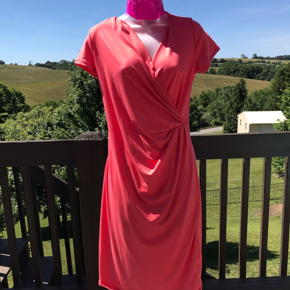 NWOT 24Seven Faux Wrap Dress